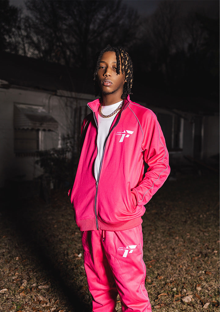 Pink Track Suit
