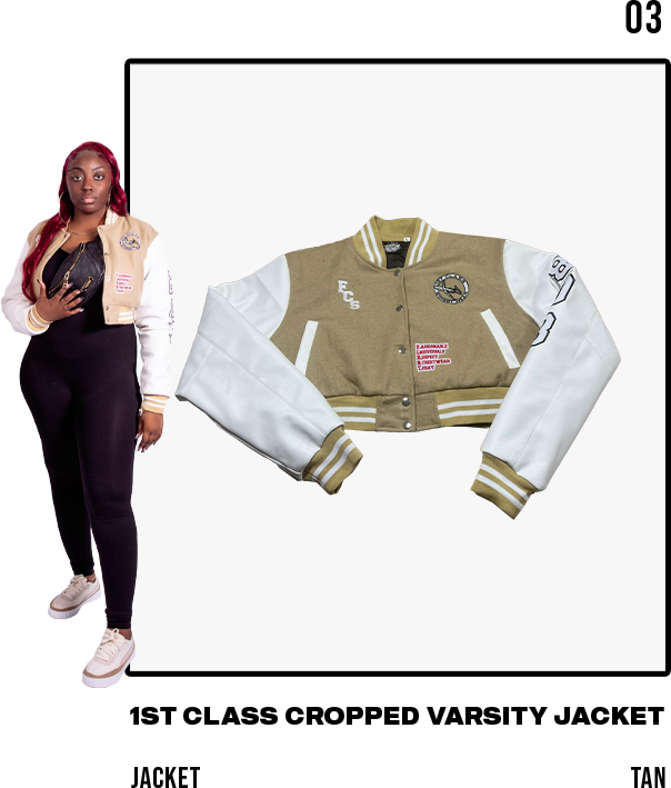 Cropped nude jacket online